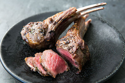 Rosemary Crusted Lamb Chops recipe